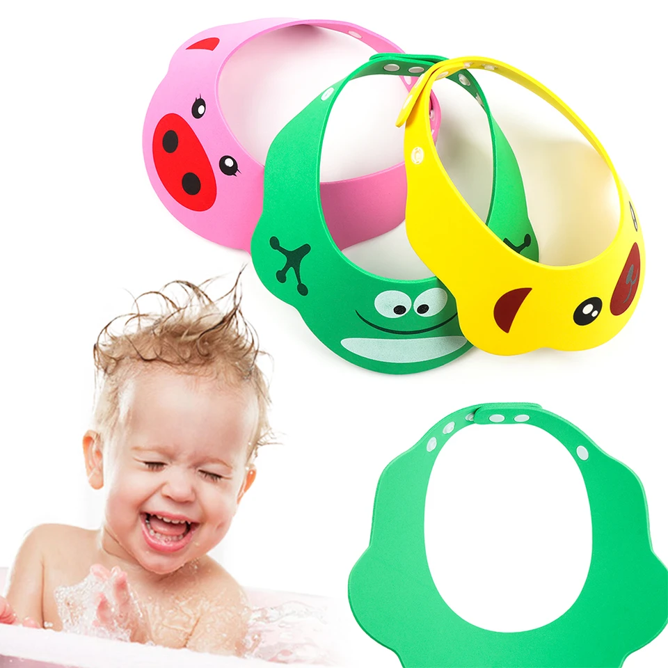 Bonnet De Douche Bébé - Protection Yeux Et Oreilles, Réglable, Imperméable, En TPE, Pour Bain Et Shampooing En Toute Tranquillité