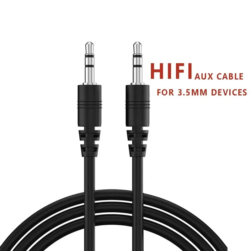 

Aux Cable 3.5mm Jack To 3.5 Jack Male Car Auxiliary Audio Cable Wire For Phone Headphone Speaker Laptop Car MP3/4 Aux Cord 0.5m