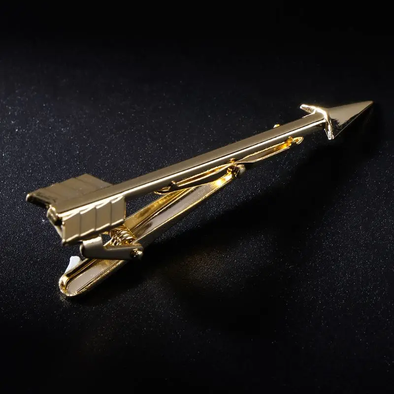 

Tie Clips for Men Clasp Pins Gold Silver Necktie Tie Bar Pinch Clips for Wedding Anniversary Business Daily Life