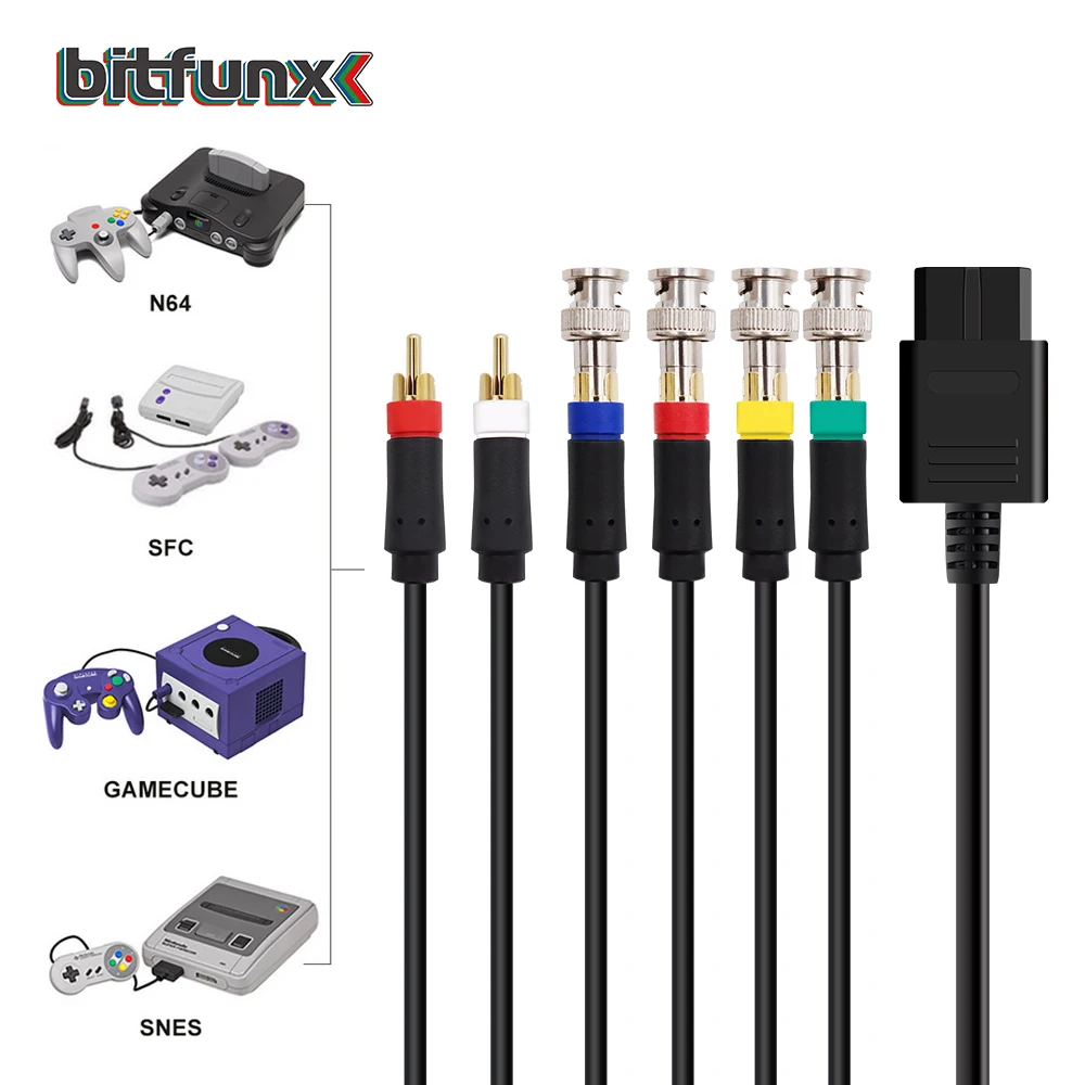 lidelse Træts webspindel Renovering Rgb Cable Gamecube Snes | Nintendo 64 Rgb Cable | Video Cable N64 | Snes  Rgb Video Cable - Accessories - Aliexpress
