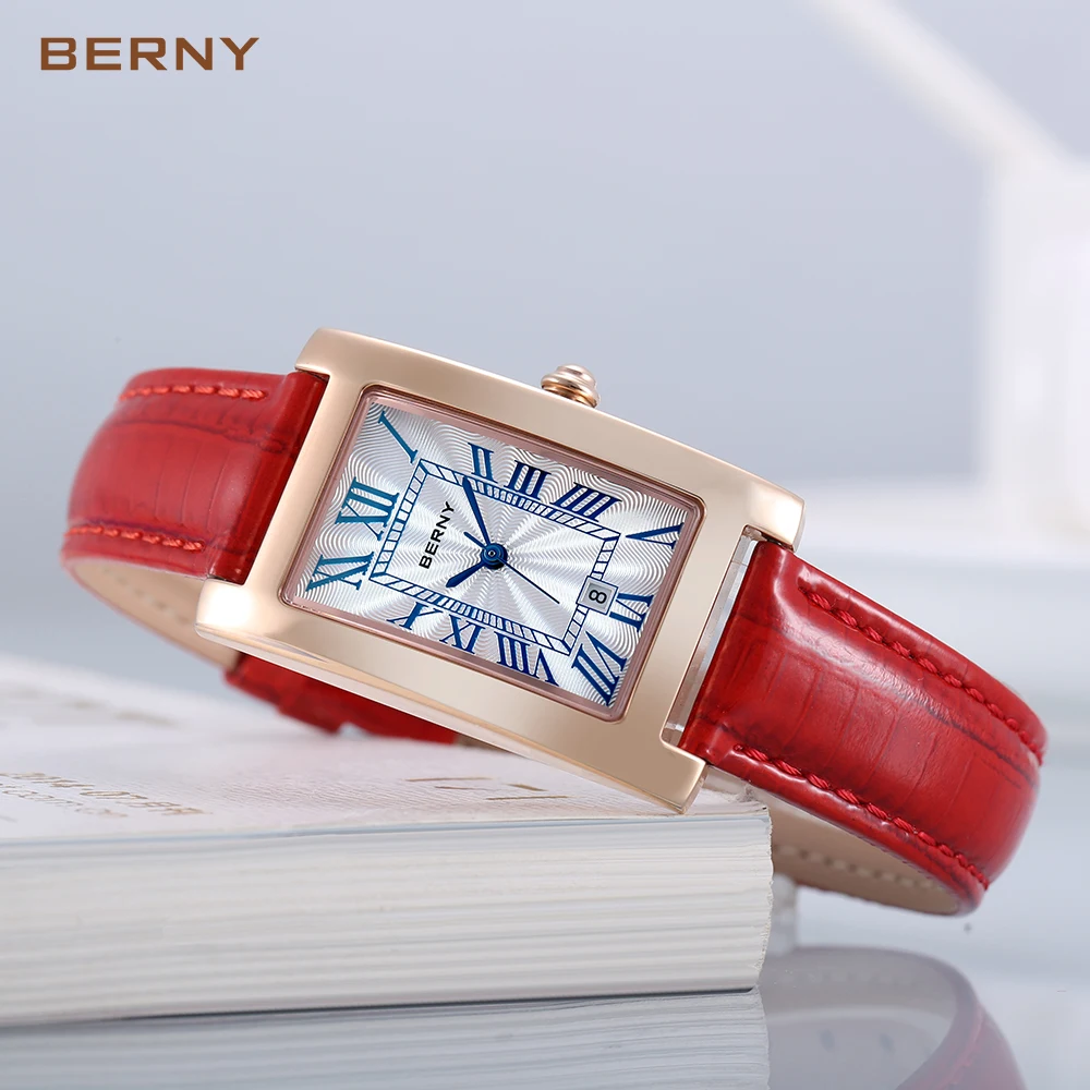 Watch for Women Rectangular Luxury Quartz Business Ladies Female Calendar Wristwatch Relogio Feminino часы женские Montre Femme