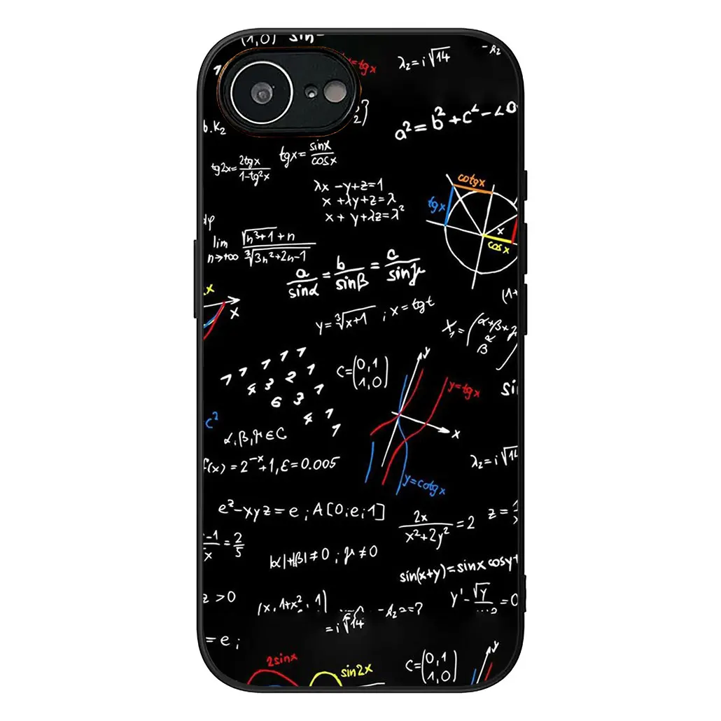 Science-Themed Silicone Phone Cover with Chemistry Design