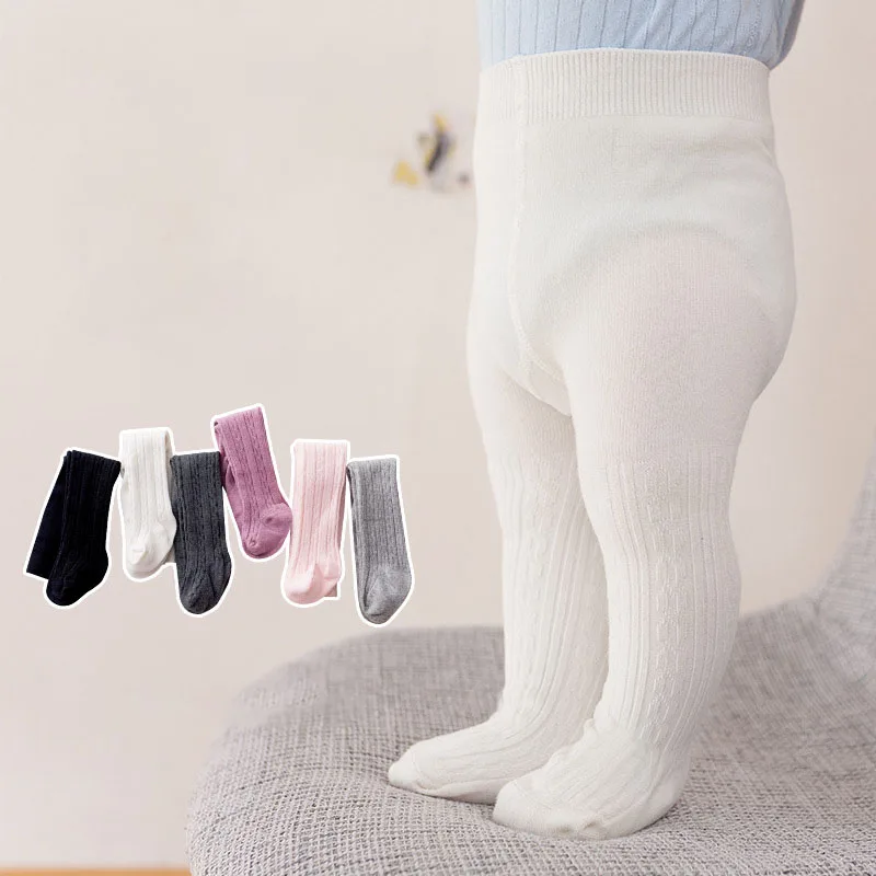 Cute Baby Girls Knit Tights Spring Autumn Winter Toddler Cotton Stocking Breathable Pantyhose For 0-8Years Boys Girls baby socks children socks