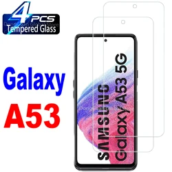 Premium 6.5 Tempered Glass Screen Protector Film - 3 Pieces (For Galaxy A53 5G)