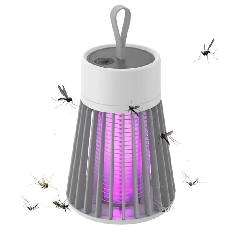 USB Recharge Mosquito Killer Lamp Portable Electric Trap Fly Bug Zapper  Killer Indoor Outdoor UV LED Insect Trap Light