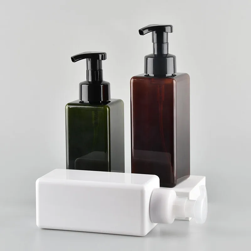 

650ml Empty Foaming Soap Dispenser Bathroom Hand Sanitizer Shampoo Body Wash Lotion Refillable Pump Bottle Making Foam Container