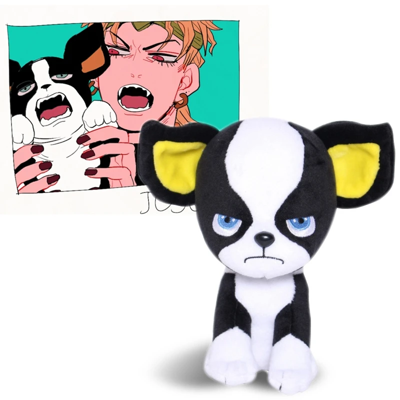 Anime Jojo Bizarre Adventure Dog Iggy Plush Toy Stuffed Doll Cute Mascot Cosplay Prop Collection Pp Stuffed Dolls Christmas Gift Movies Tv Aliexpress