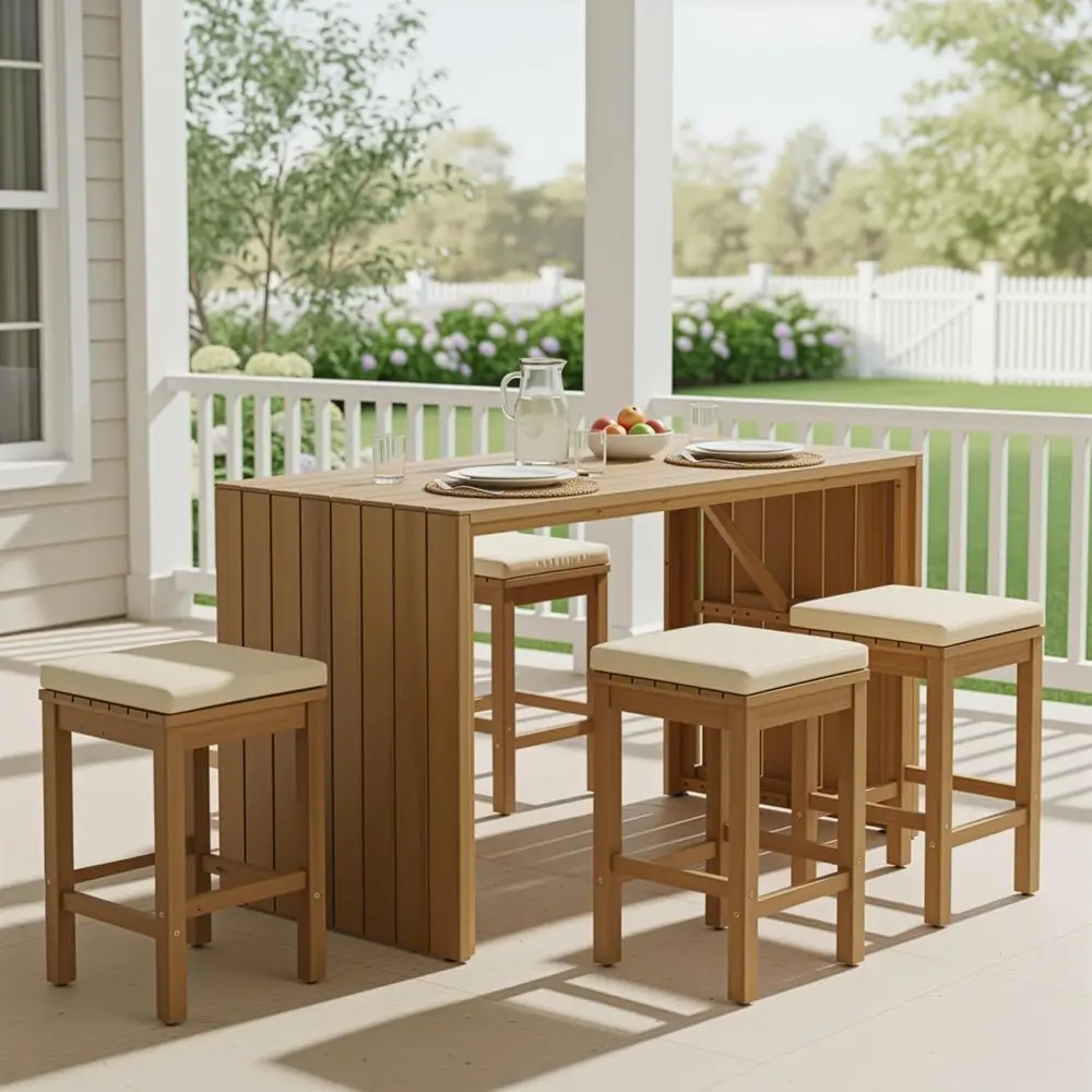 Acacia Outdoor Bar Set 1