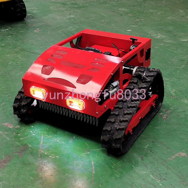 

Газонокосилка с дистанционным управлением, бензиновая умная гусеничная машина с зеленым ремнем