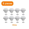 A 8pcs white
