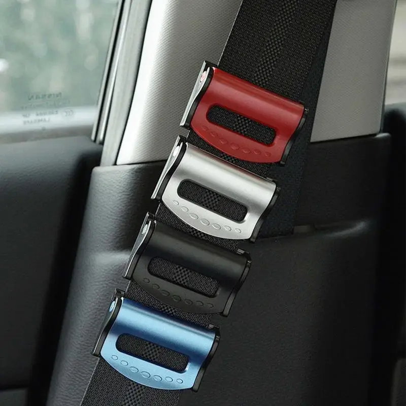 

Seat Belt Adjuster Locking Clip Auto Strap Positioner Universal Seat Belt Positioner Adjustable For Car Accessories Kids