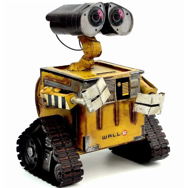 Wall-E Disney Robot Movie Action Figure Steel Metal Model Robot Kawaii Wall-E Figurine Giocattolo Per Bambini Per Ragazzo Kid Child Toy