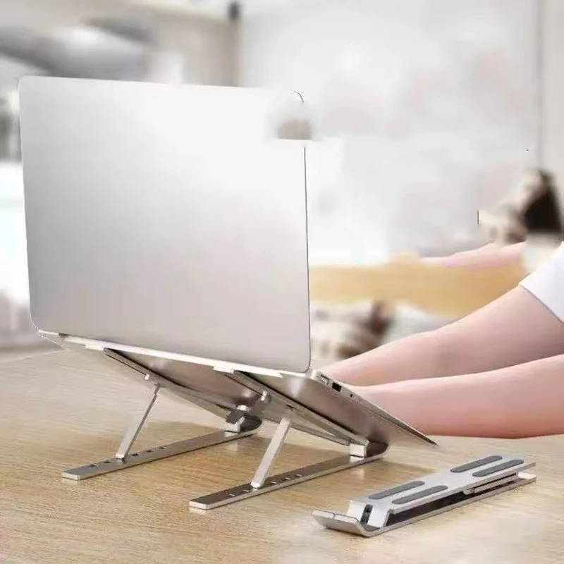 Portable Aluminum Laptop Stand Foldable Lap Top Base Notebook Support Computer Bracket For Macbook Air Pro Holder Accessories