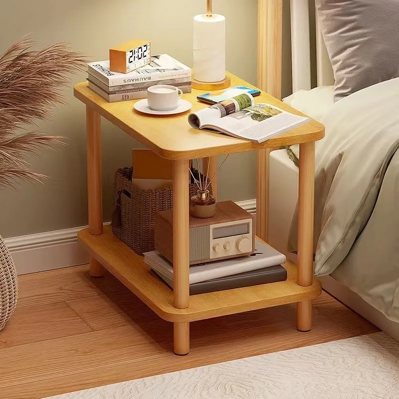 Household Simple Bedhead Table Rental House Small Tea Table Apartment Sofa Side Cabinet Bedside