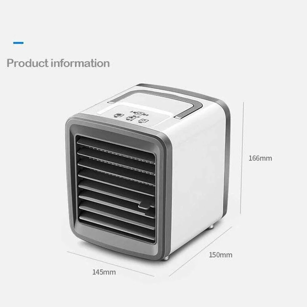daikin air japanese mini air handling unit Portable Air Conditioner Unit Humidifies Air Cooler Fan Desk With Night  Light