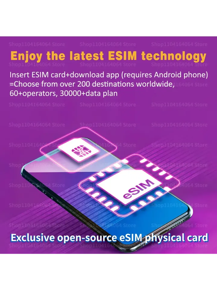 Open Source eSIM Physical Card EasyEUICC Unlimited Write Storing 30 Sets of Phone Numbers the Same as the 5ber Premium Version