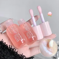 Fruit Crystal Jelly Lip Oil Hydrating Transparent Glass Lip Gloss Plumping Clear Lip Plumper Serum Lips Care Makeup Cosmetics 2