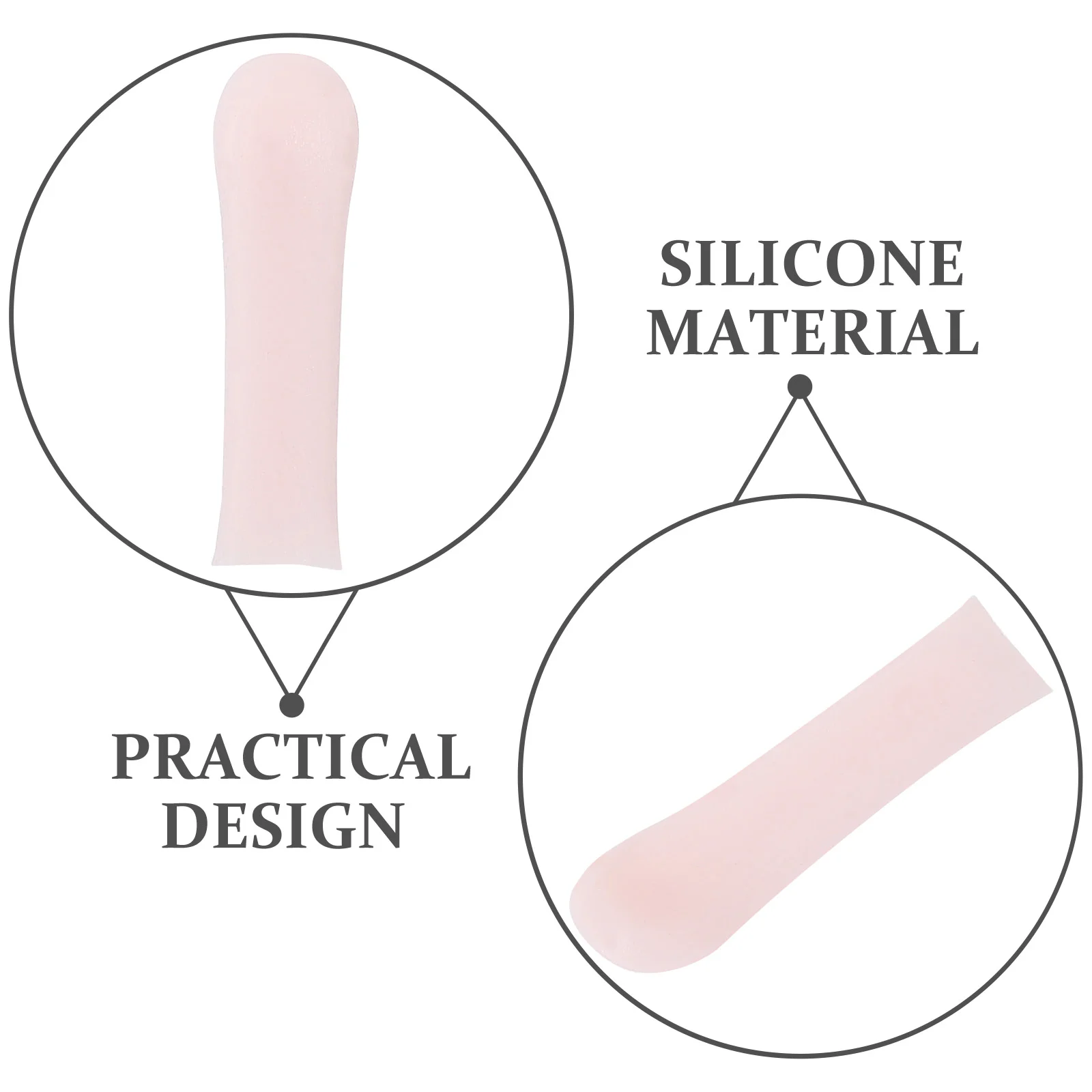 10 Pcs Ear Scoop Accessories Wax Cleaner Cover Silicone Spoon Earplugs Sleeves Silica Gel Replacement Reusable 6