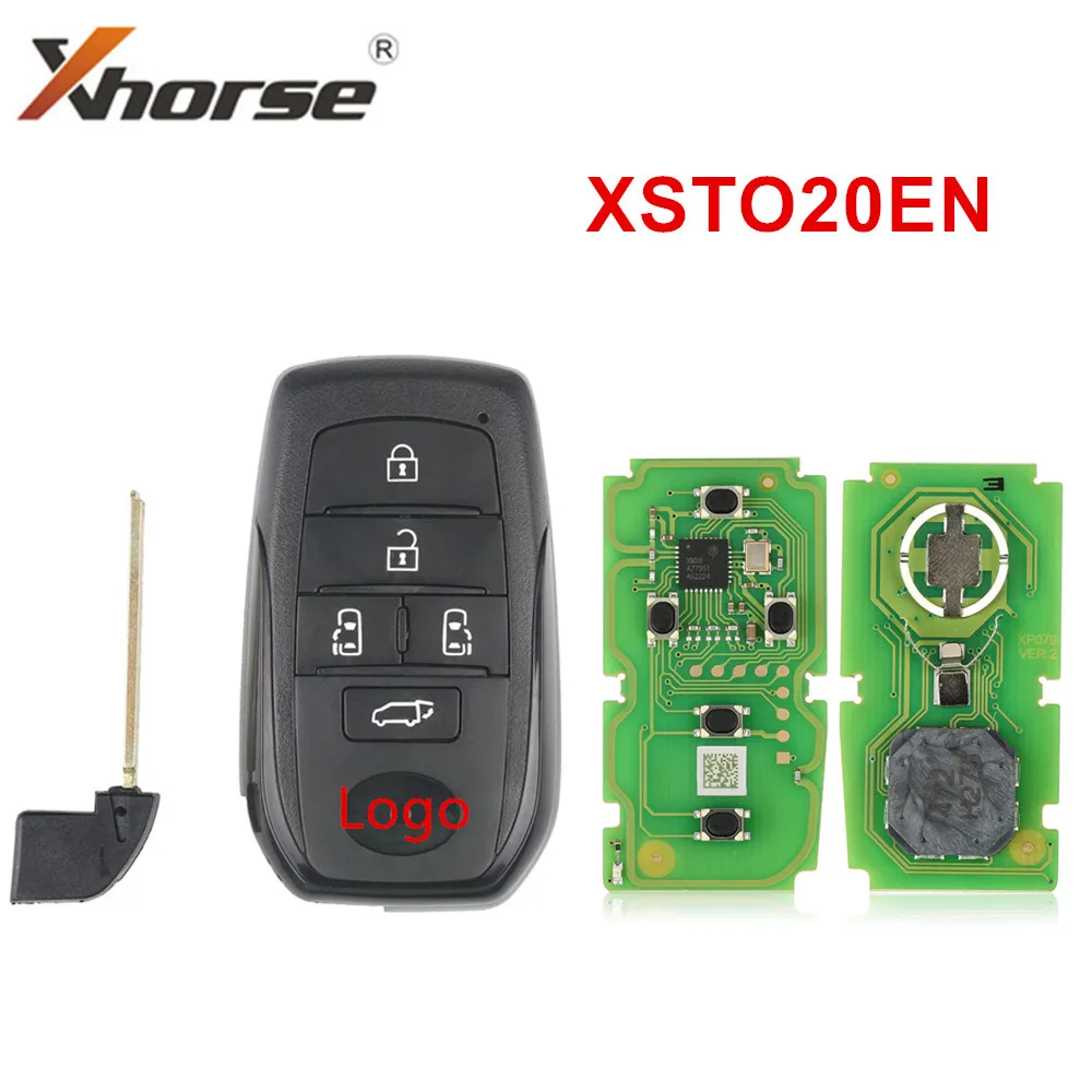 

Xhorse XM38 Smart Key PCB XSTO20EN FENT.T with 5 Button for Toyota TOY-T Universal Smart key