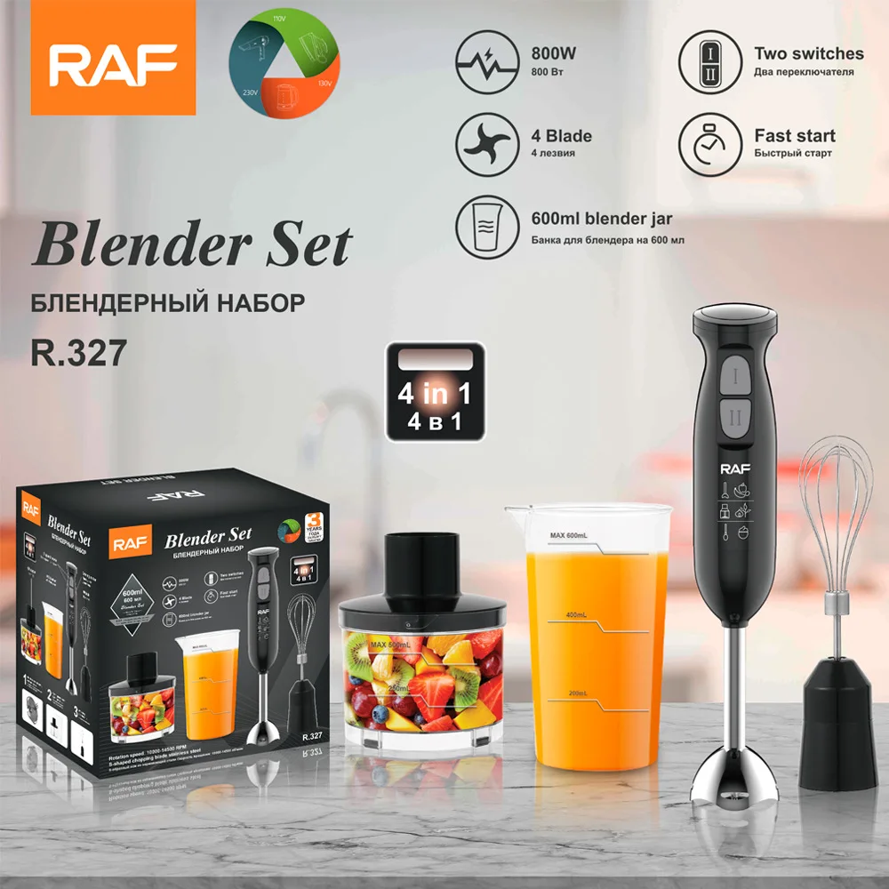 Blender Hand Blender,800 Watts Scratch Resistant Immersion Blender Handheld,21-Speed  Stainless Steel Hand Blender ,5-in-1 Heavy - AliExpress