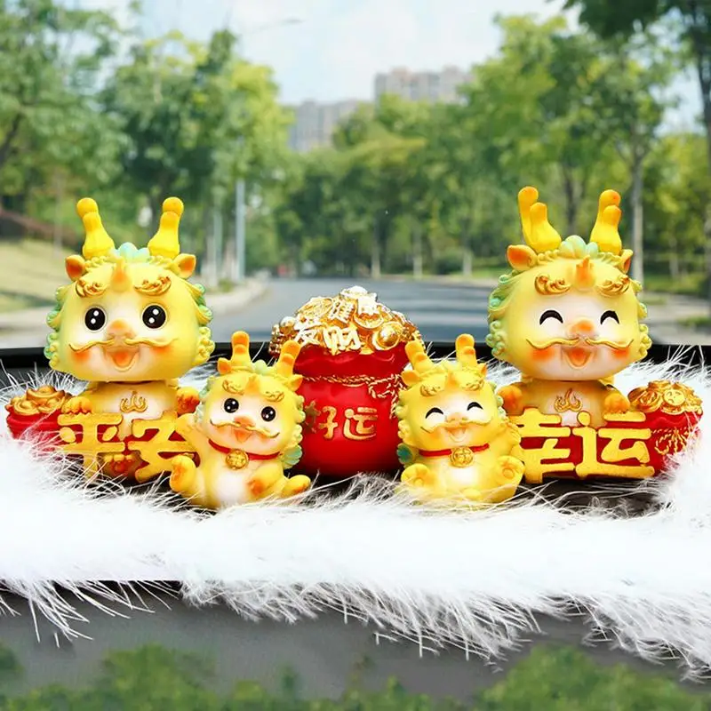 

Украшения на китайский новый год 2024, китайские украшения, создают праздничную атмосферу с символом удачи для автомобиля