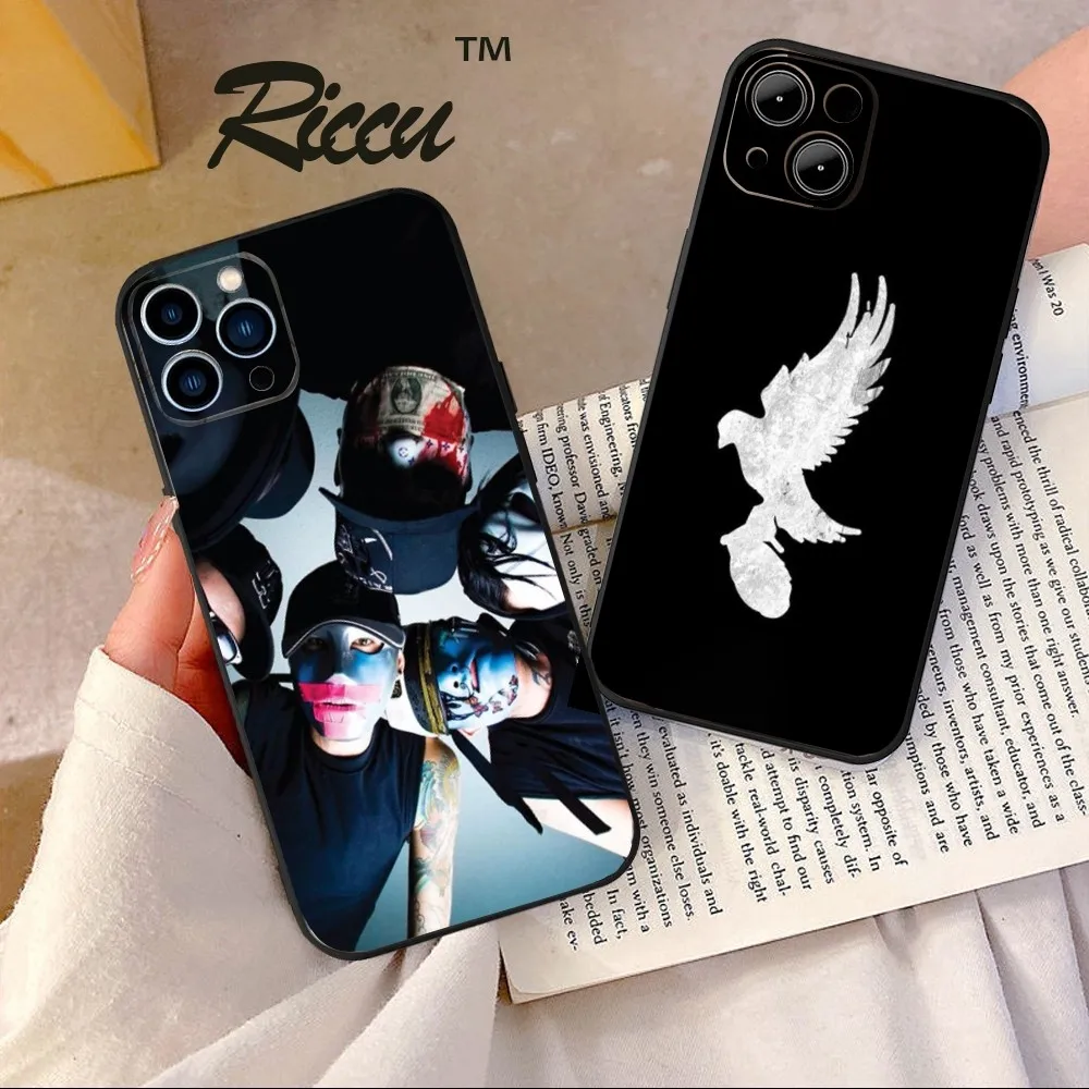 H-Hollywood Undead-S Band чехол для телефона IPHONE 15,13,14,12,Mini ,11, Xr, X ,Xs Pro Max 8, 7 Plus задняя крышка