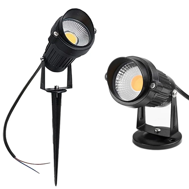 Garden Lighting LED 6W 9W 12W RGB DC12V Waterproof Outdoor Lawn Lamp AV85-265V COB 3W Spike Light Path Spotlights