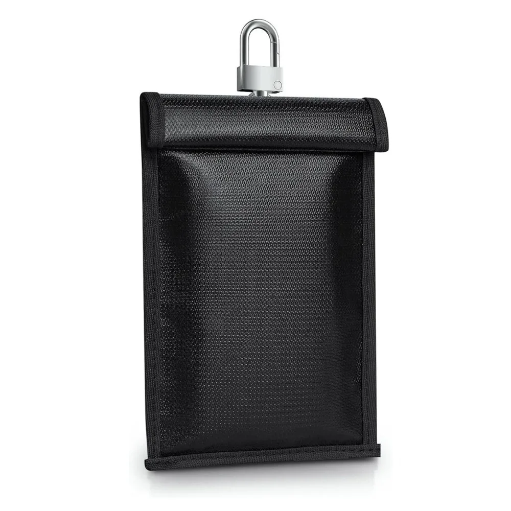 Enhanced Faraday Shielding Pouch - Black EMF Protection Phone Blocker