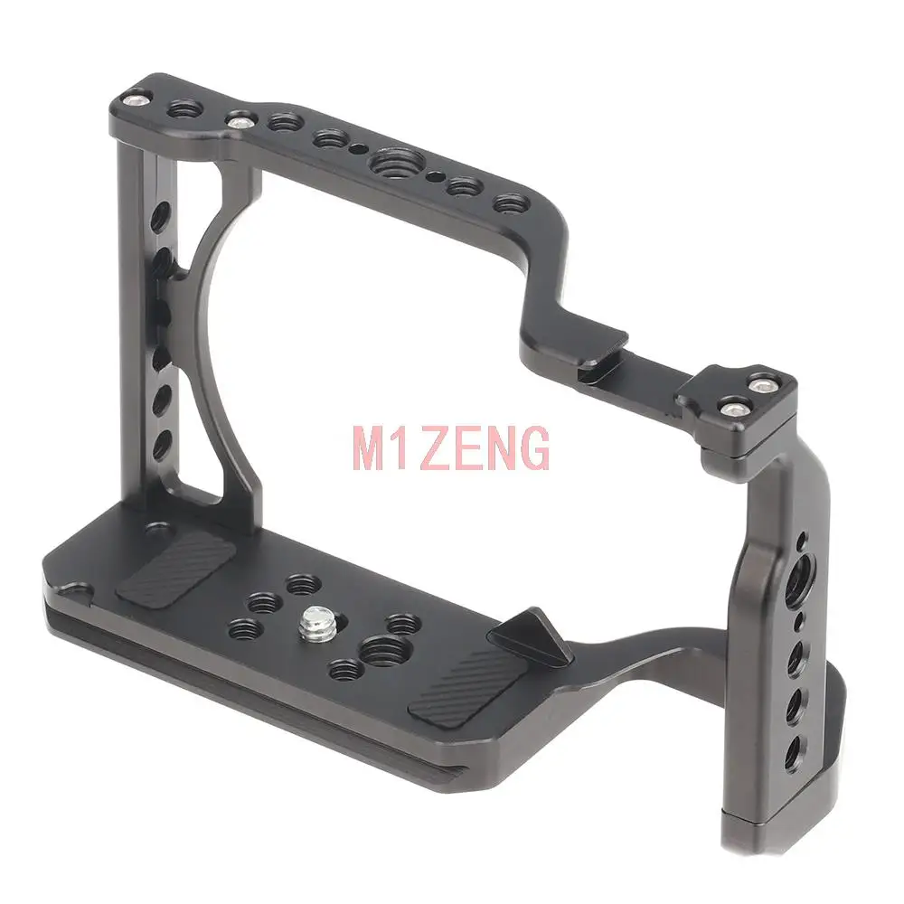 quick release Rabbit cage Rig Handle Film Arm support bracket Stabilizer for SONY A6700 camera video led microphone tripod