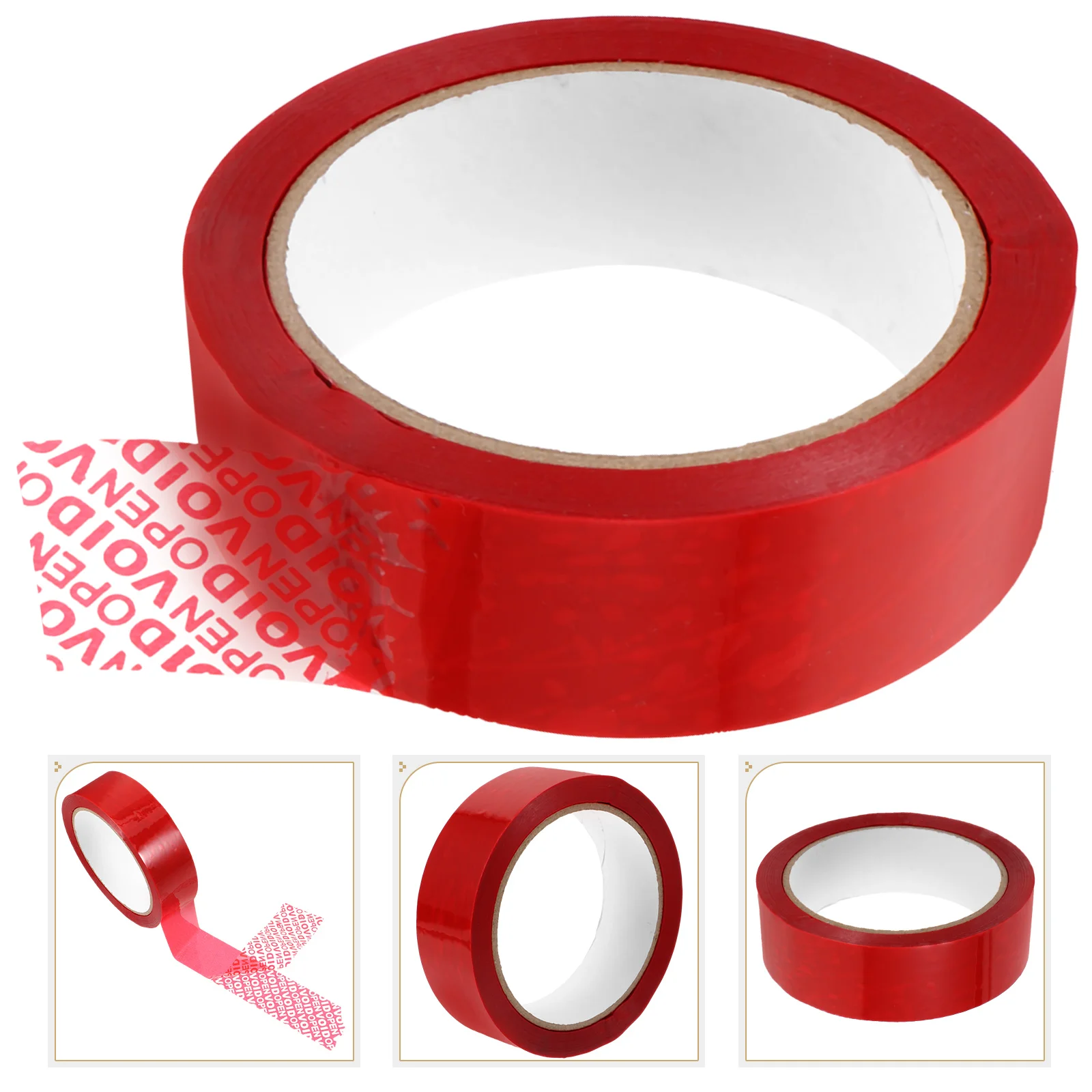 

1 Roll Tamper Evident Security Packing Tape Tamper Proof Tape Thick Voidopen Tape