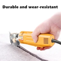 Electric Fabric Scissors 110V/220V Rotary Blade Fabric Tool Leather Fabric Electric Cutter Kit Cutting Saw Tool 2