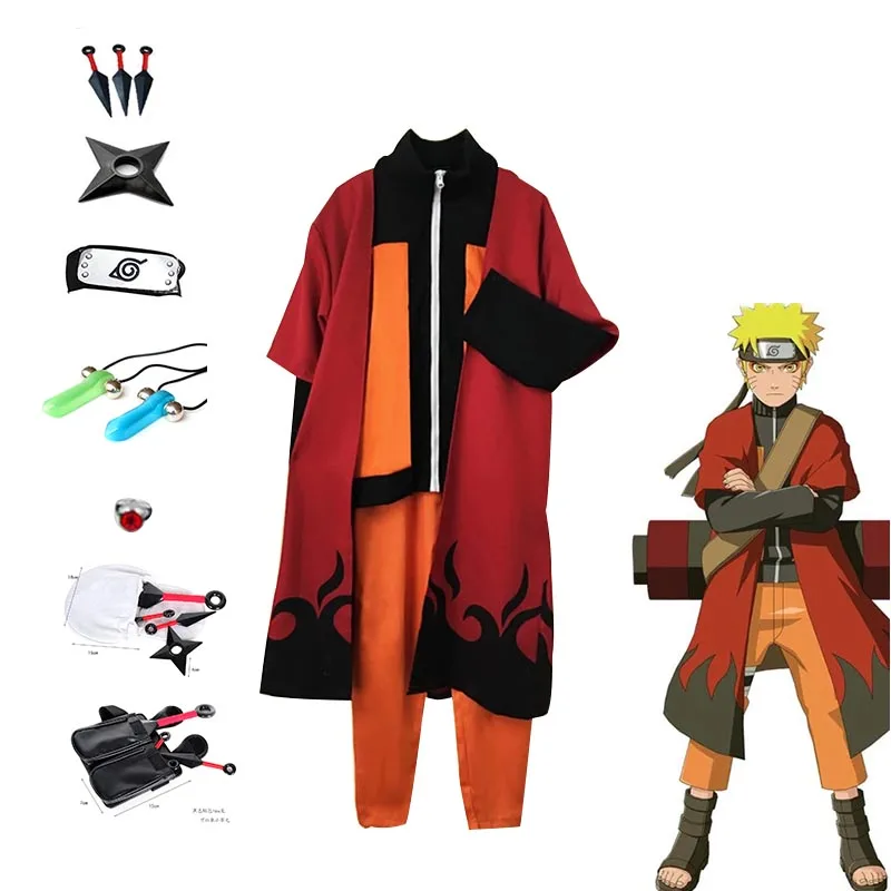 Kakashi Cosplay Costume Uzumaki Clothing Shippuden Second Uniform And Headband Kunai Adult Halloween Garment Christmas Dress Up |