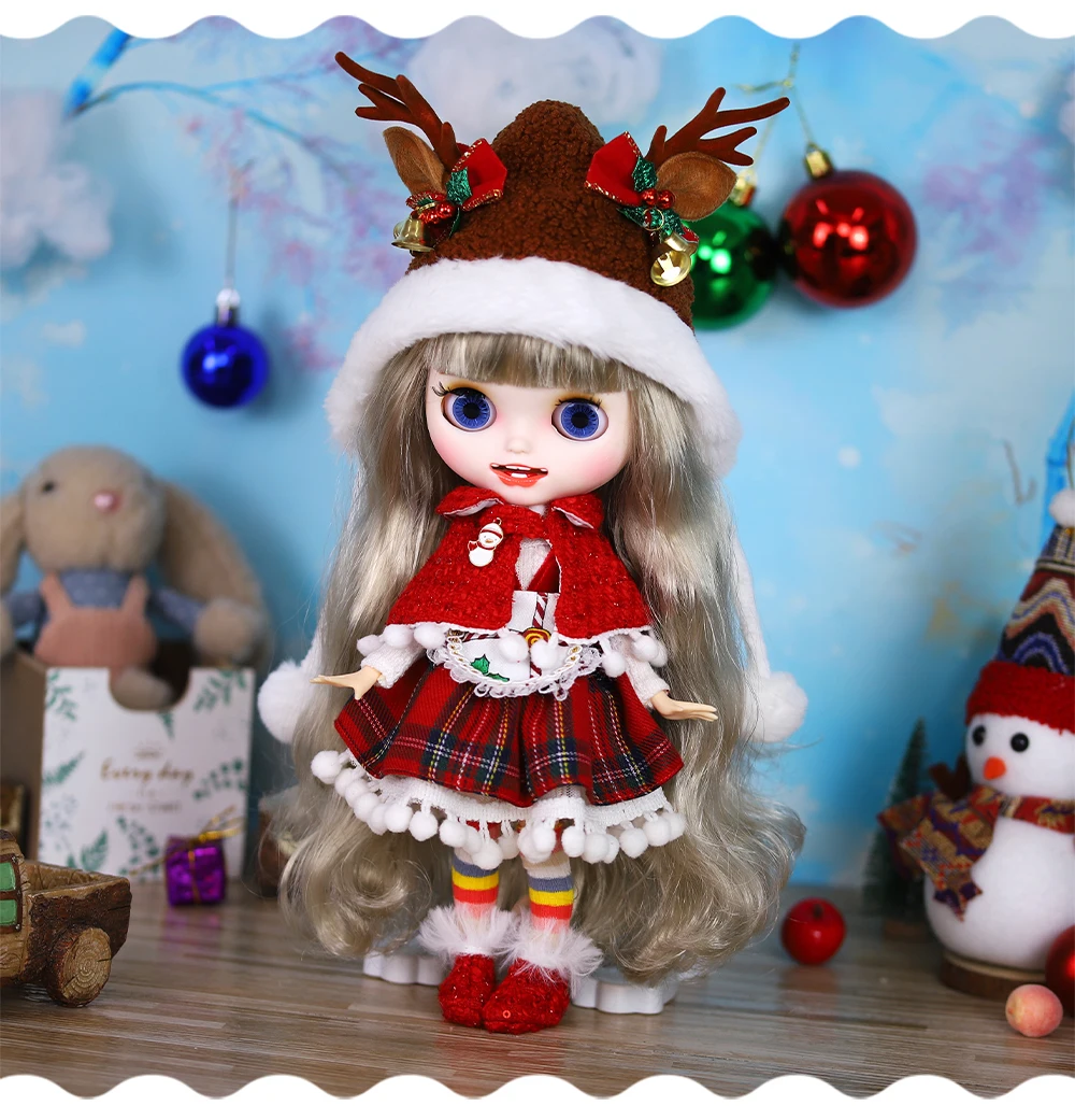 Neo Blythe Doll Christmas Costume 6