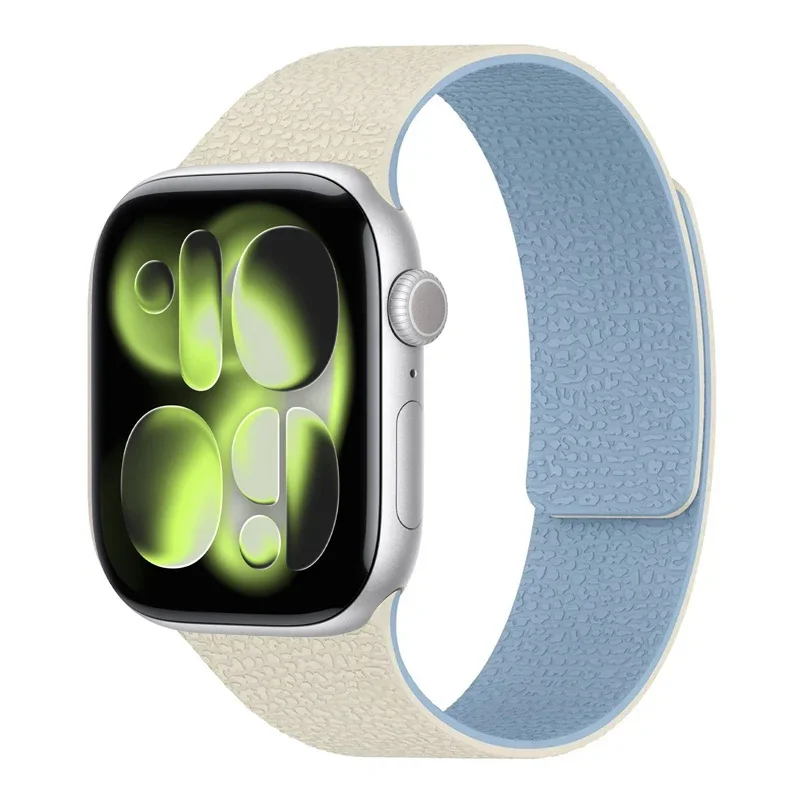 ตัวเลือกสินค้า สายรัดข้อมือซิลิโคนยืดหยุ่นสำหรับ Apple Watch ทุกรุ่น