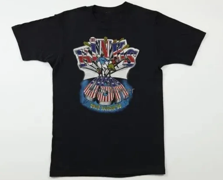 

Vintage 1983 The Kinks Come Dancing Shirt Classic Black Unisex S-5Xl By372