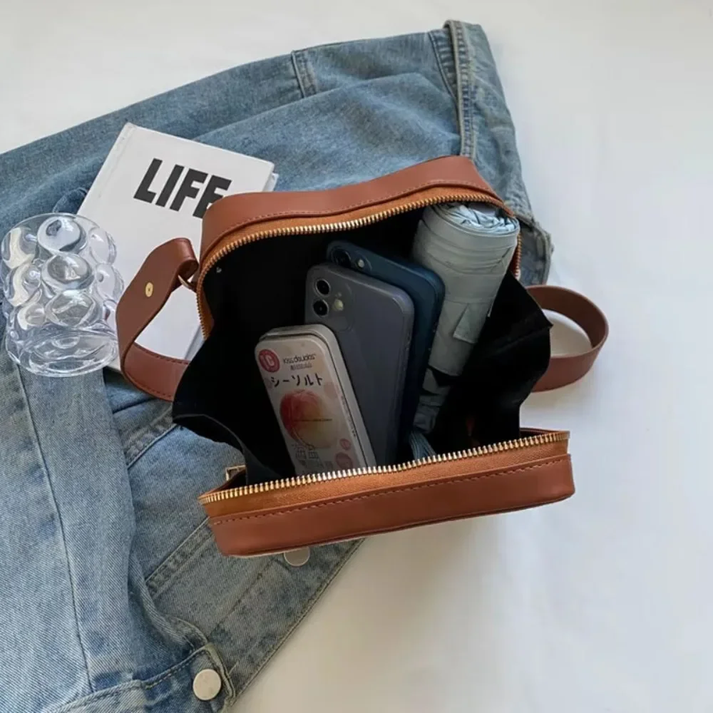 Fun Toast Design Crossbody Bag Pu Leather Fashion Women Purses and Handbags Girl's Shoulder Bag Female Clutch Bag 2024 New