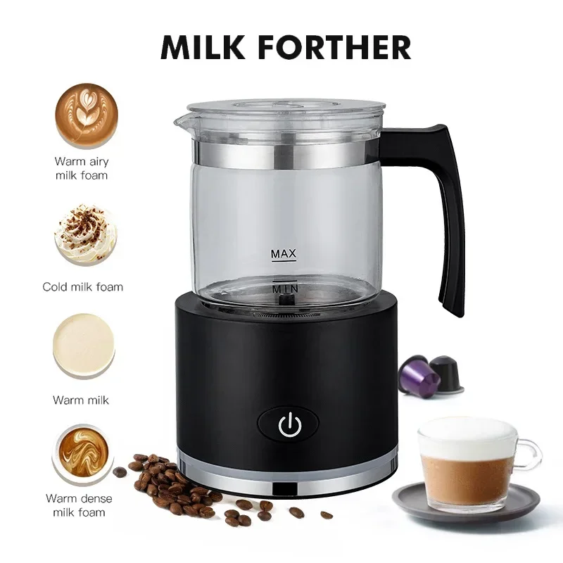 Electric Bubble Maker Automatic Milk Frother Foamer Mixer Heater Latte Cappuccino Hot Foam Warmer Fancy Coffee Machine 110V/220V 5