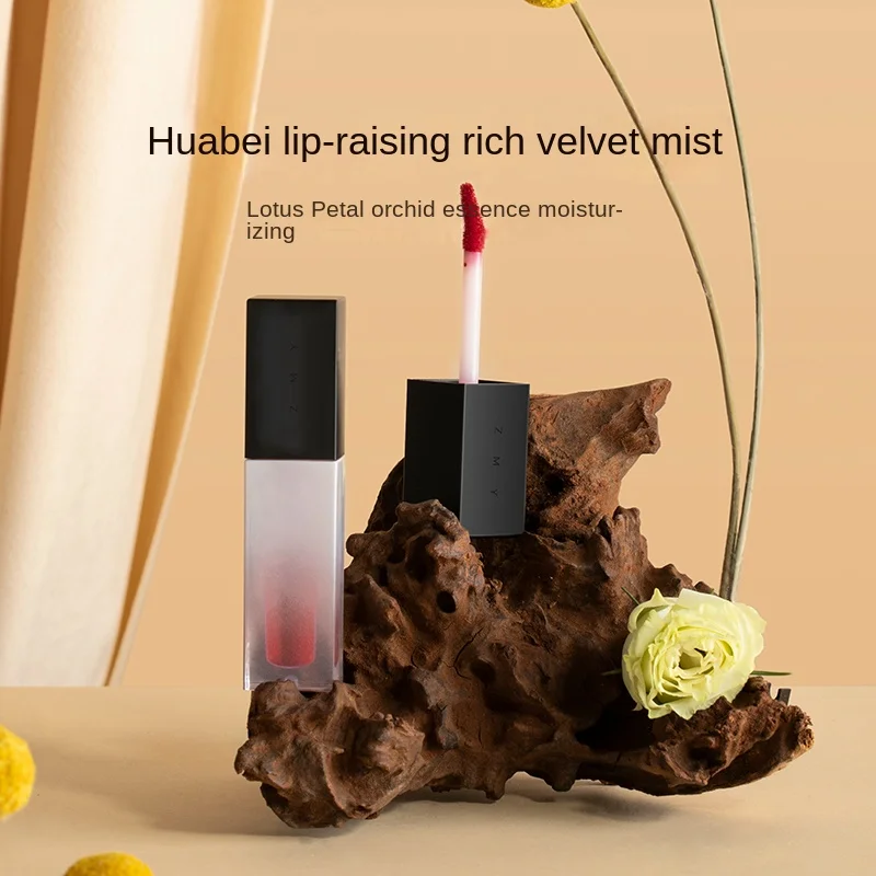 

Lip Lacquer Genuine Velvet Matte Finish Lipstick Moisturizing Long Lasting and Does Not Fade No Stain on Cup