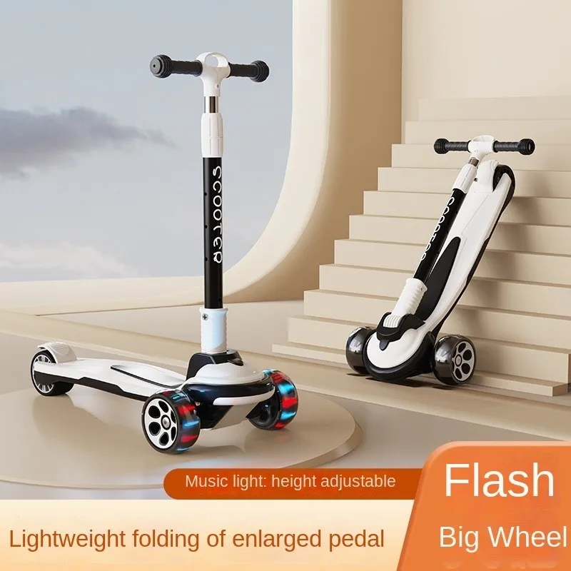 Children scooter folding scooter TULX Motion Scooter With Strong Shock Absorption And High Noise Reduction Adopts PU Material For Safer More Convenient Riding