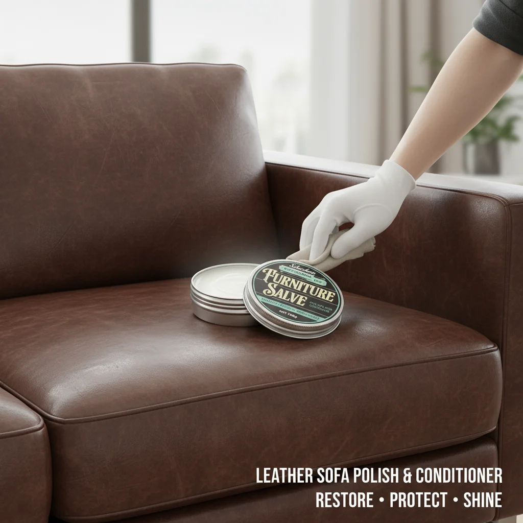 Premium Leather Polish – Restores Shine & Color, Quick Absorption, Long-Lasting Protection, 100/50g