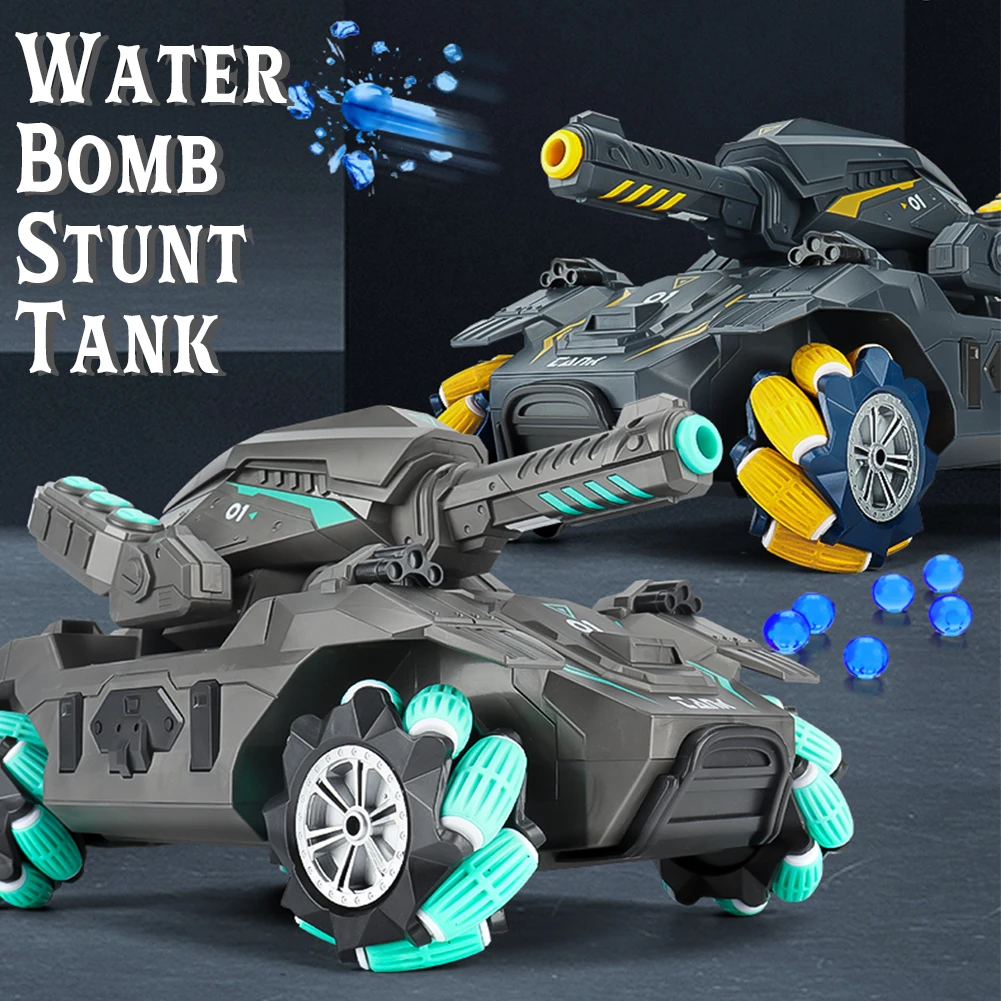 

2.4G RC Car Toy 4WD Water Bomb Tank RC Toy Shooting Competitive Gesture Controlled Tank Remote Control Drift Car Kids Boy Toys