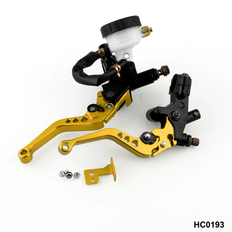 

Adjustment Stainless Steel Fasteners Motorcycle Modified Brake Clutch CNC 7/8 22mm Oil Cup Adjustable Universal Horn Handbrake