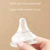 Baby nipples/for pigeon 2nd / 3rd generation bottles/silicone natural taste, wide diameter universal nipple 6