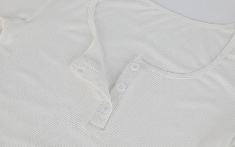 Women Round Neck Body Shaper Long Sleeve Shapewear Sexy Ribbed Bodysuit Front Button Compression Fitness Tummy Control Outfit 17 S5b1dfbdfd56a4ecf90c8ff8b0cd939c5i