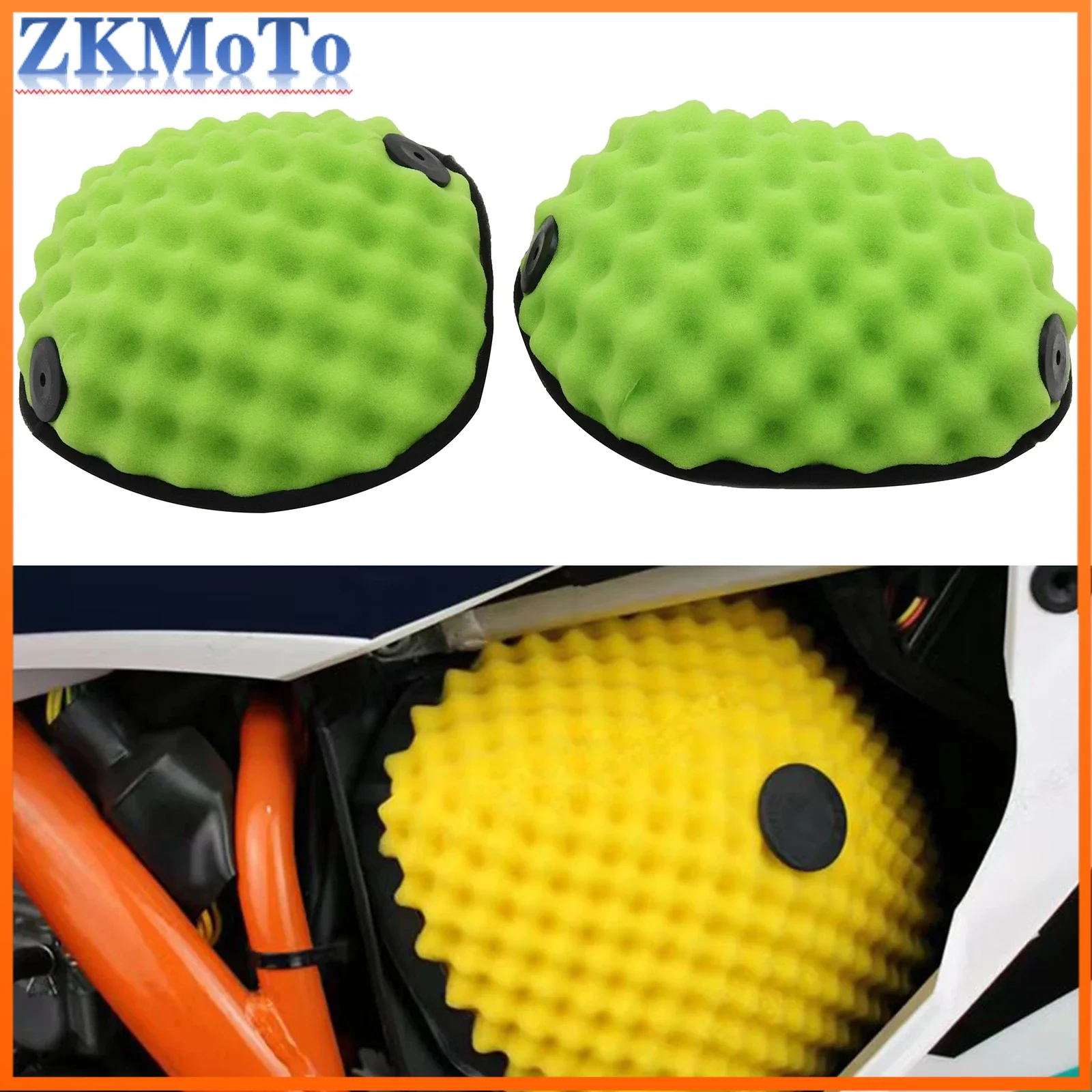 Motorcycle Air Cleaner Filter Pineapple Sponge For SX EXC XC XCW EXCF SXF For Husqvarna TE TC FC FE 125 250 300 350 450 501