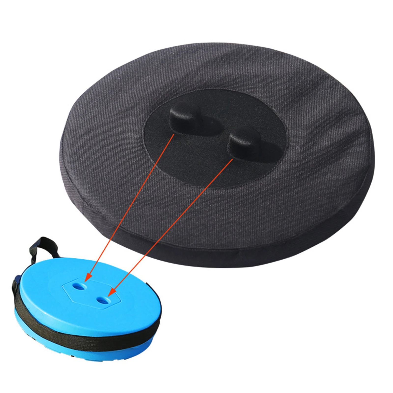 Folding Stool Telescopic Stool Cushion Only Portable Water Resistant Folding Stool Cushion for Indoor Outdoor Backpacking Fishing Travel BBQ folding stool