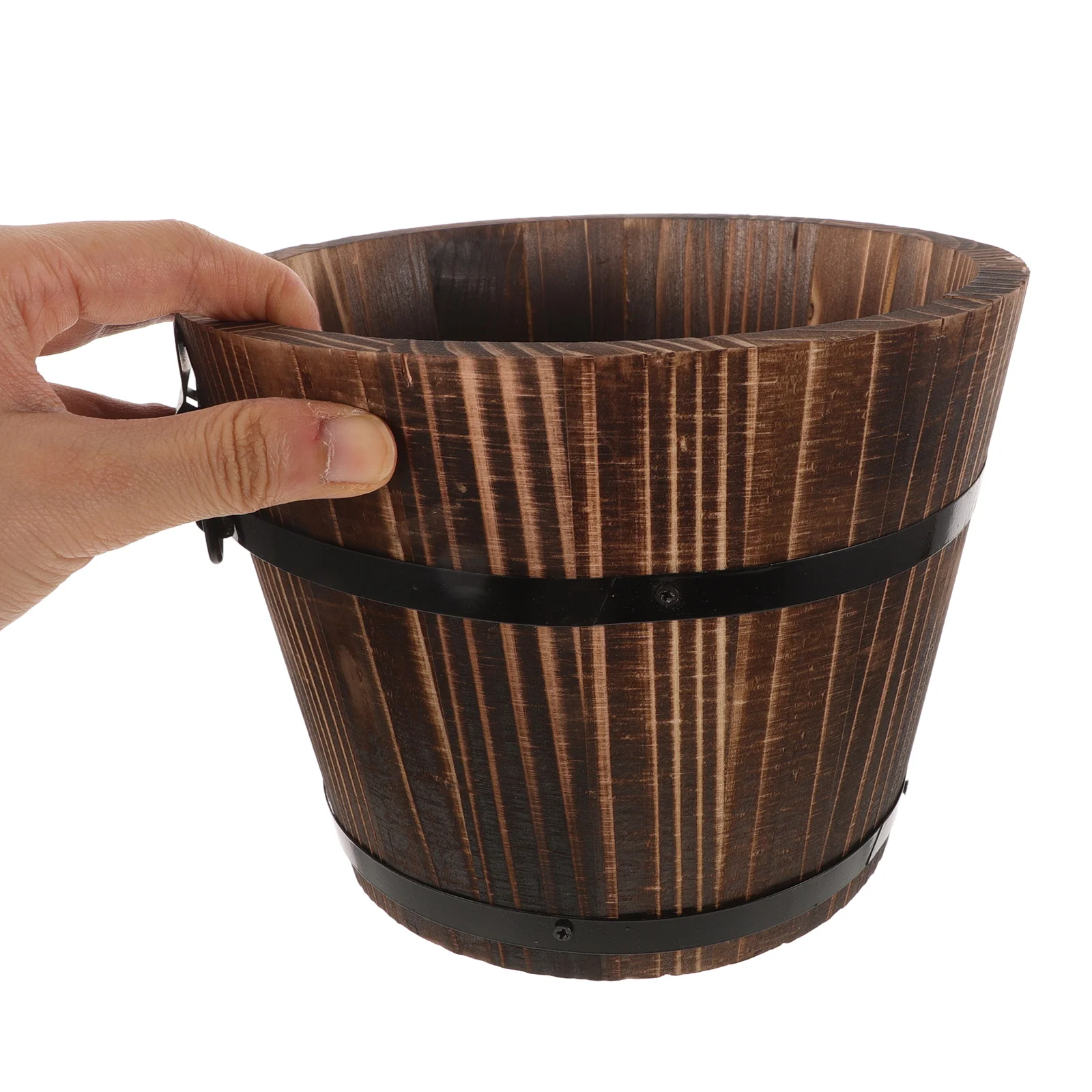 Basket Rice Steamer Sushi Wood Bucket Mixing Bowl Device Yellow Wooden Container