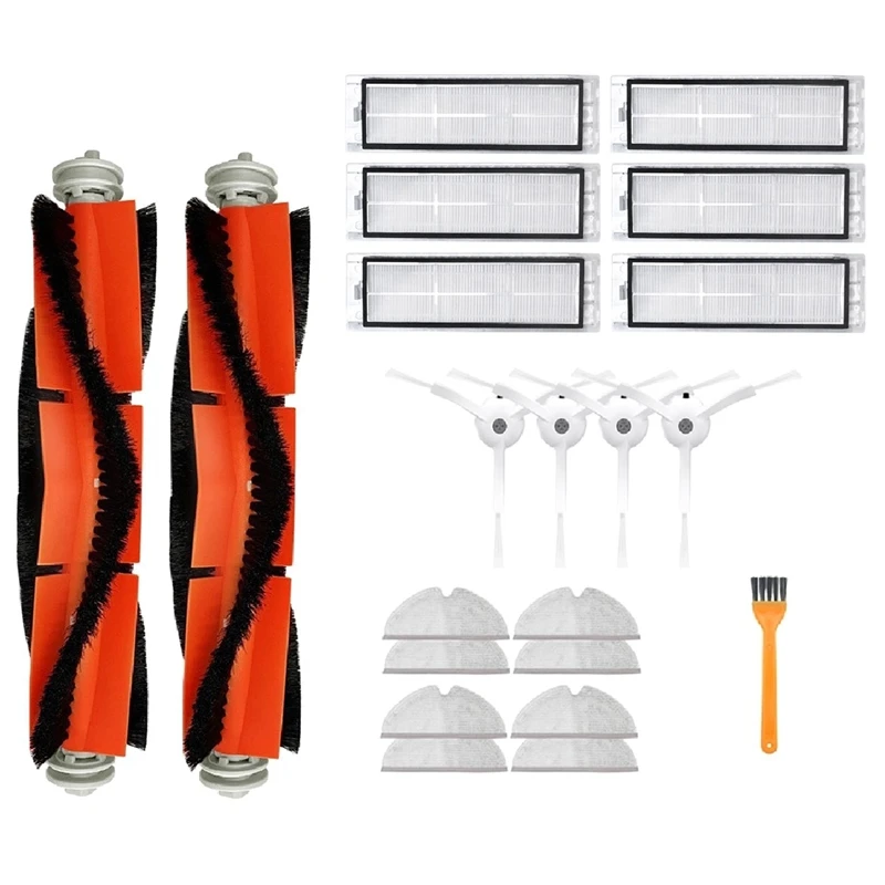 

Фильтр для швабры Xiaomi Mijia SDJQR01RR 1S S50 S55 T6 T7 P50, основная боковая щетка, запасные части для робота-пылесоса, аксессуары