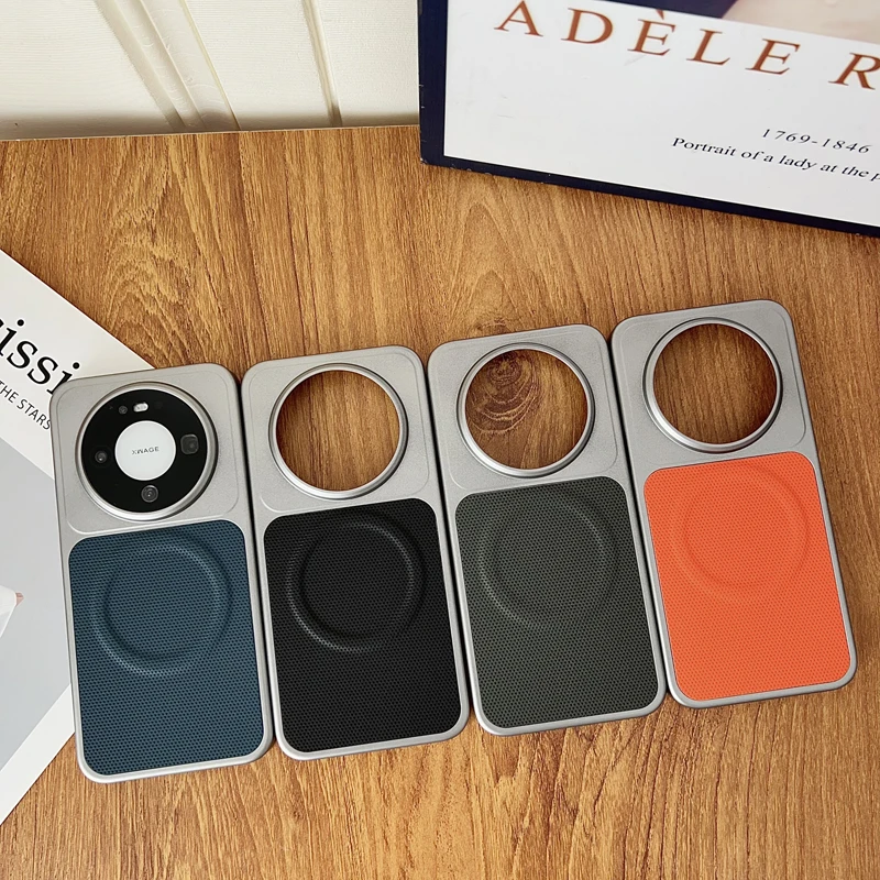 Magnetic Hard Triangle Pattern PU Leather Ultra-Thin Protective Cover