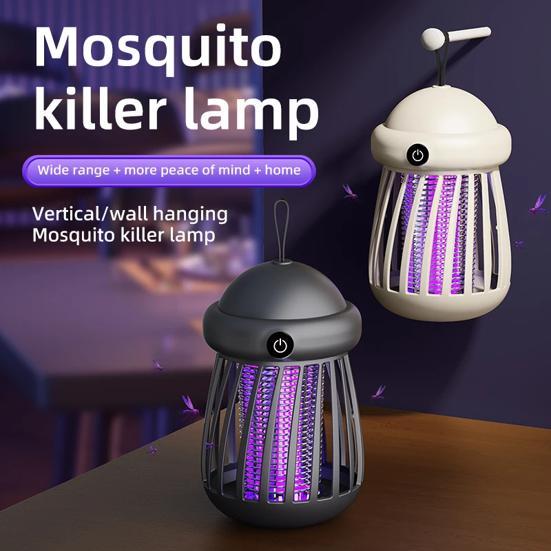 Electric Shock Mosquito Killer Lamp Portable Fly Trap Zapper Insect Killer Repellent Outdoor Mute Anti Mosquito mosquito killer lamp mosquito lamp